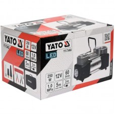 YATO Compresor auto cu LED, 250 W, 60 L/min..
